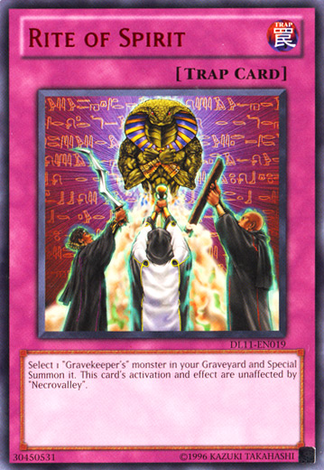 Rite of Spirit (Red) [DL11-EN019] Rare | Arkham Games and Comics