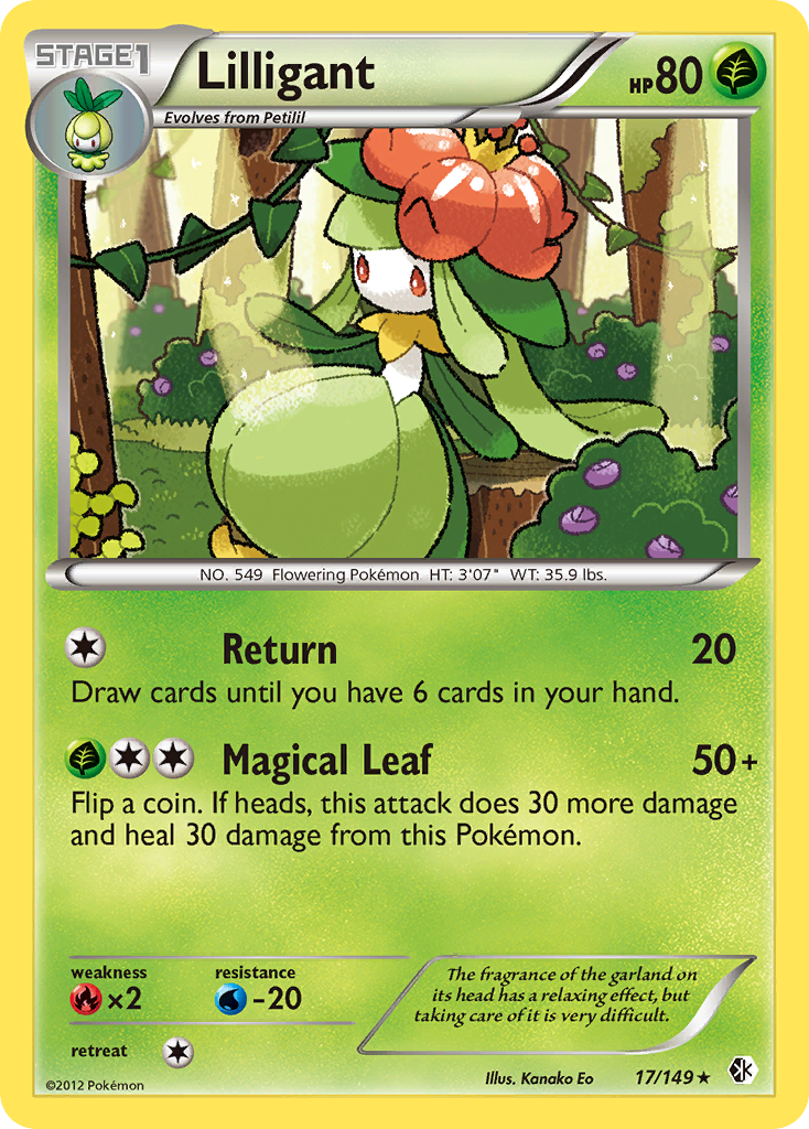 Lilligant (17/149) [Black & White: Boundaries Crossed] | Arkham Games and Comics