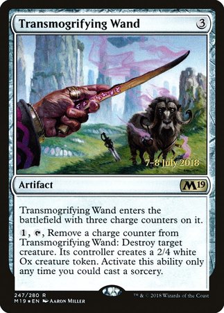 Transmogrifying Wand [Core Set 2019 Promos] | Arkham Games and Comics