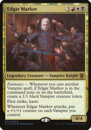 Edgar Markov (Commander 2017) [Commander 2017 Oversized] | Arkham Games and Comics