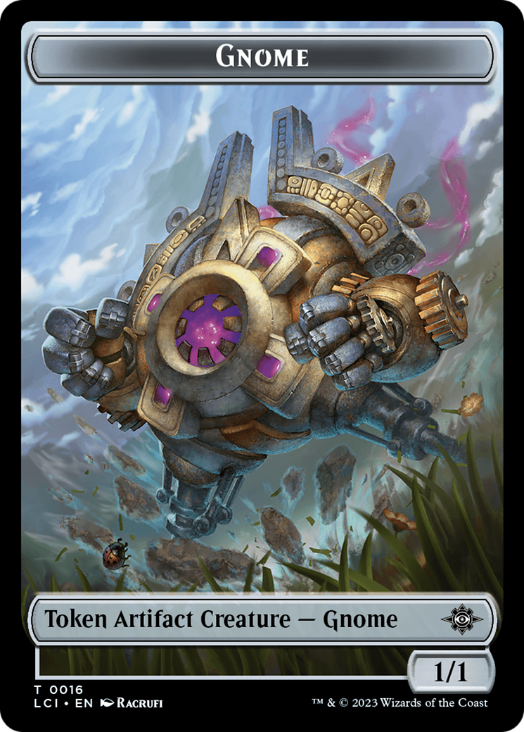 Gnome // Golem Double-Sided Token [The Lost Caverns of Ixalan Tokens] | Arkham Games and Comics