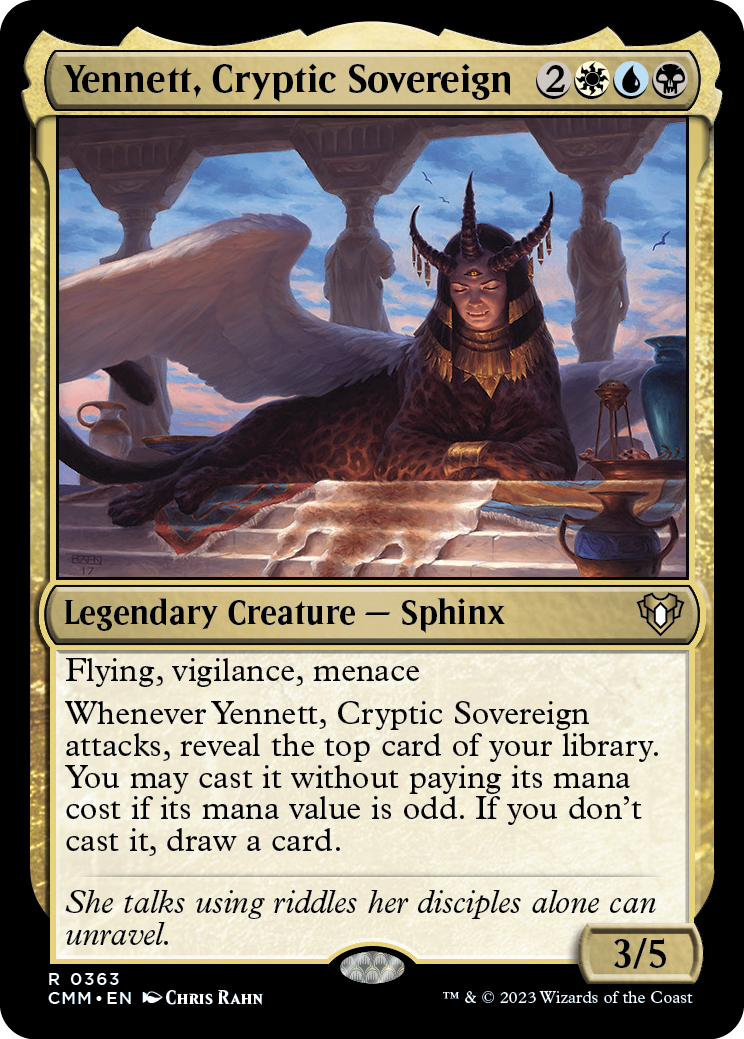Yennett, Cryptic Sovereign [Commander Masters] | Arkham Games and Comics