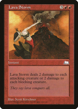 Lava Storm [Weatherlight] | Arkham Games and Comics