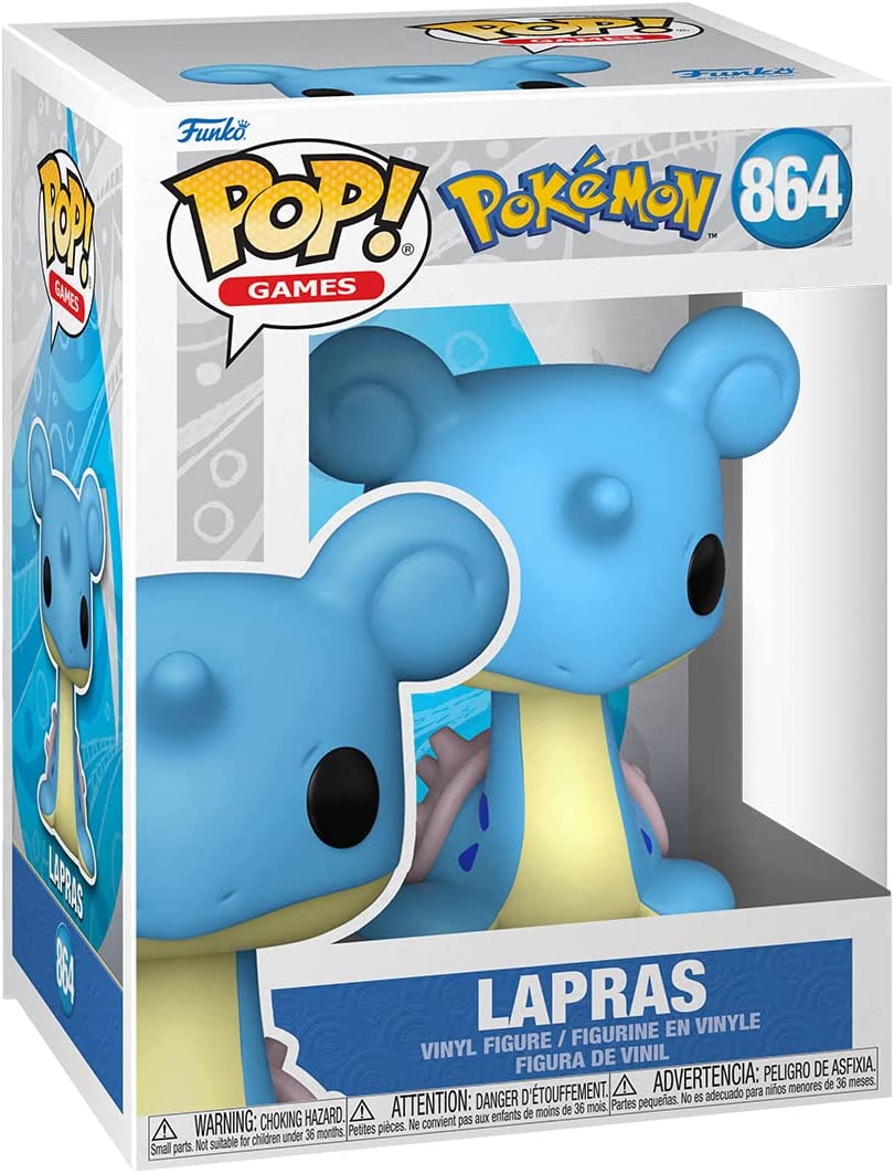 Funko Pop! Games: Pokemon - Lapras #864 | Arkham Games and Comics