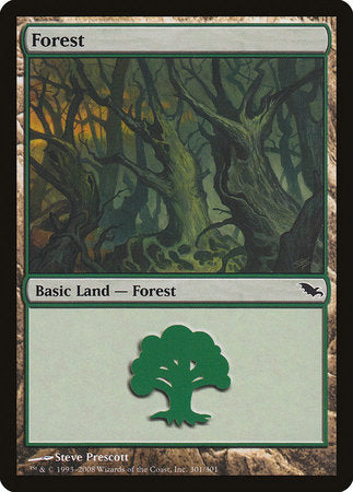 Forest (301) [Shadowmoor] | Arkham Games and Comics