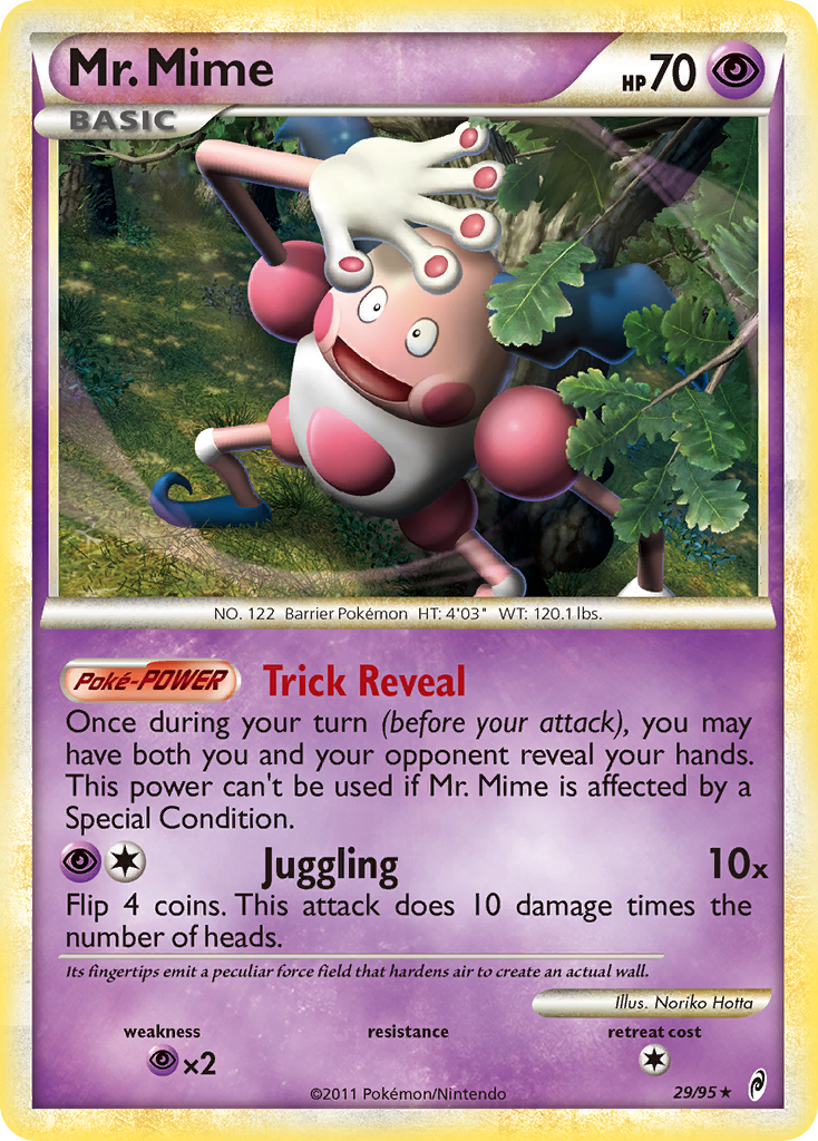 Mr. Mime (29/95) [HeartGold & SoulSilver: Call of Legends] | Arkham Games and Comics