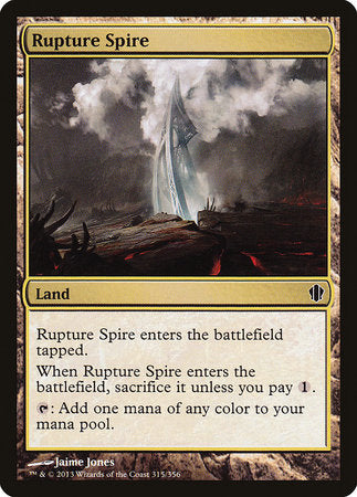 Rupture Spire [Commander 2013] | Arkham Games and Comics