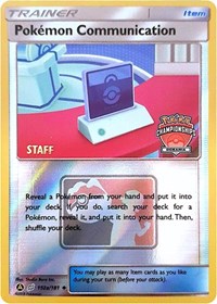 Pokemon Communication (152a/181) (Oceania International Promo) [Sun & Moon: Team Up] | Arkham Games and Comics