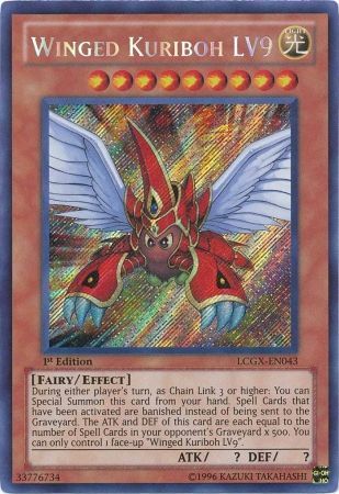 Winged Kuriboh LV9 [LCGX-EN043] Secret Rare | Arkham Games and Comics