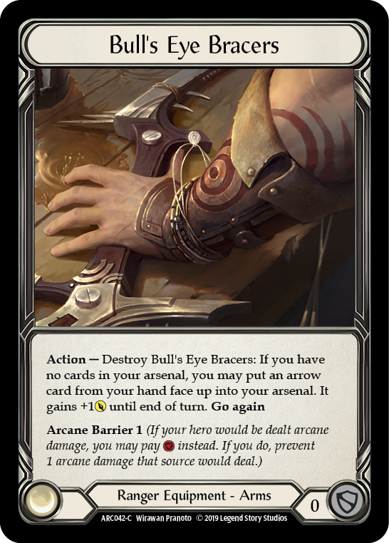 Bull's Eye Bracers [ARC042-C] (Arcane Rising)  1st Edition Cold Foil | Arkham Games and Comics