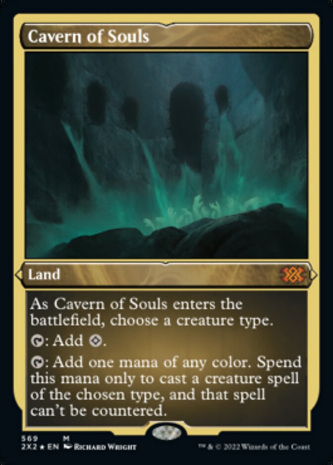 Cavern of Souls (Foil Etched) [Double Masters 2022] | Arkham Games and Comics