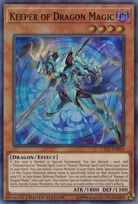 Keeper of Dragon Magic [CT15-EN004] Ultra Rare | Arkham Games and Comics