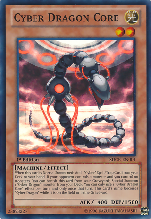 Cyber Dragon Core [SDCR-EN001] Super Rare | Arkham Games and Comics