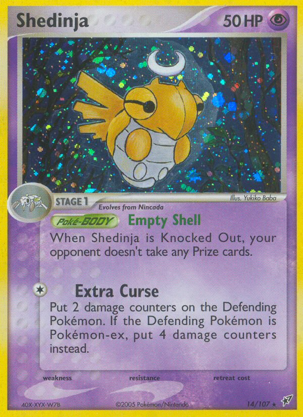 Shedinja (14/107) [EX: Deoxys] | Arkham Games and Comics