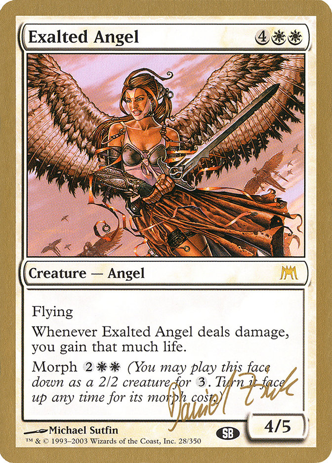 Exalted Angel (Daniel Zink) (SB) [World Championship Decks 2003] | Arkham Games and Comics