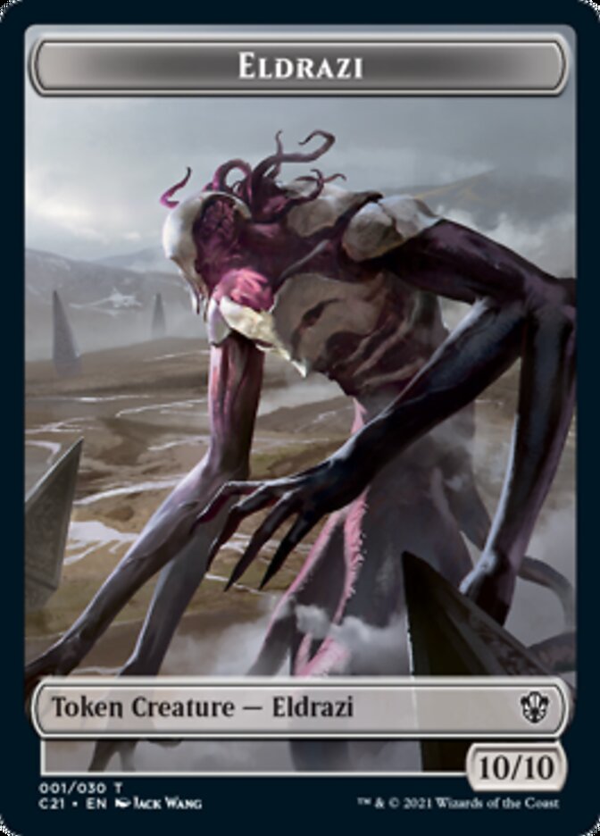 Eldrazi // Champion of Wits Token [Commander 2021 Tokens] | Arkham Games and Comics