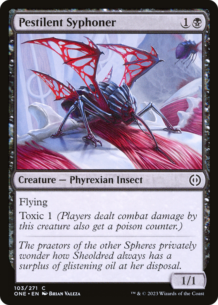 Pestilent Syphoner [Phyrexia: All Will Be One] | Arkham Games and Comics