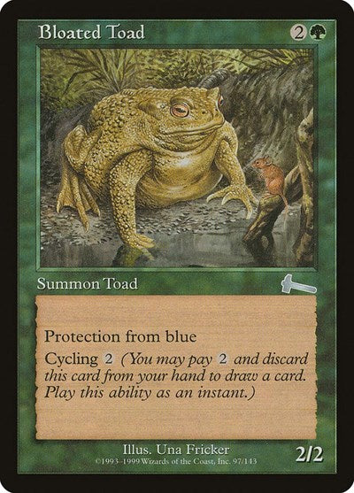 Bloated Toad [Urza's Legacy] | Arkham Games and Comics