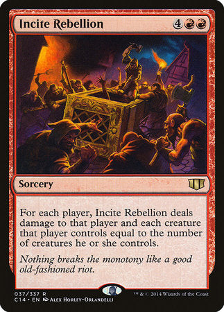 Incite Rebellion [Commander 2014] | Arkham Games and Comics