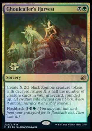 Ghoulcaller's Harvest [Innistrad: Midnight Hunt Prerelease Promos] | Arkham Games and Comics