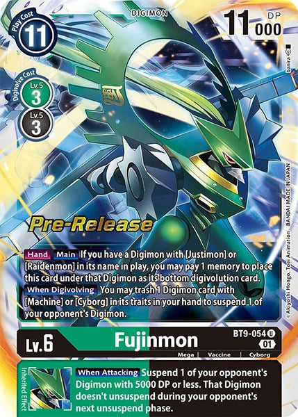 Fujinmon [BT9-054] [X Record Pre-Release Promos] | Arkham Games and Comics