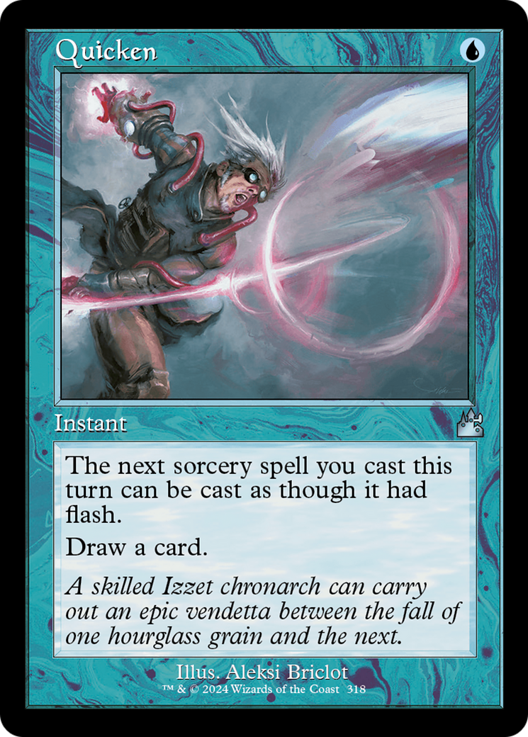 Quicken (Retro Frame) [Ravnica Remastered] | Arkham Games and Comics
