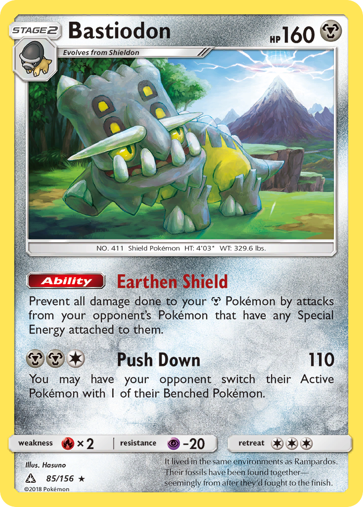 Bastiodon (85/156) [Sun & Moon: Ultra Prism] | Arkham Games and Comics