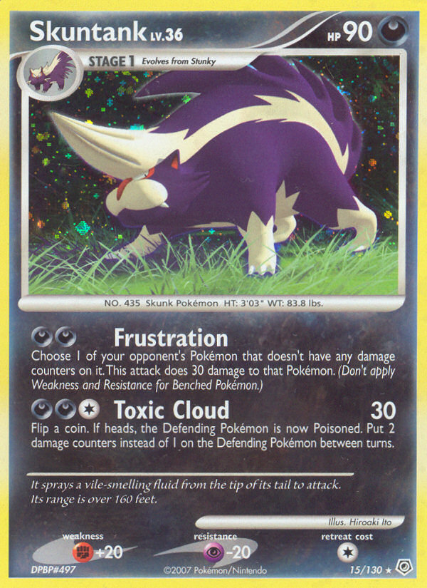 Skuntank (15/130) [Diamond & Pearl: Base Set] | Arkham Games and Comics