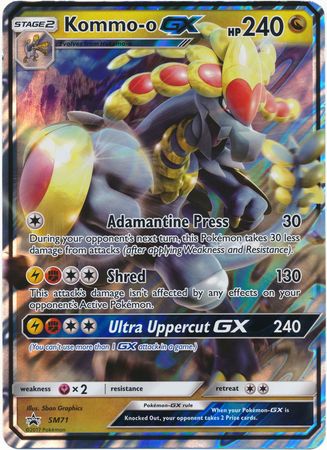 Kommo-o GX (SM71) (Jumbo Card) [Sun & Moon: Black Star Promos] | Arkham Games and Comics