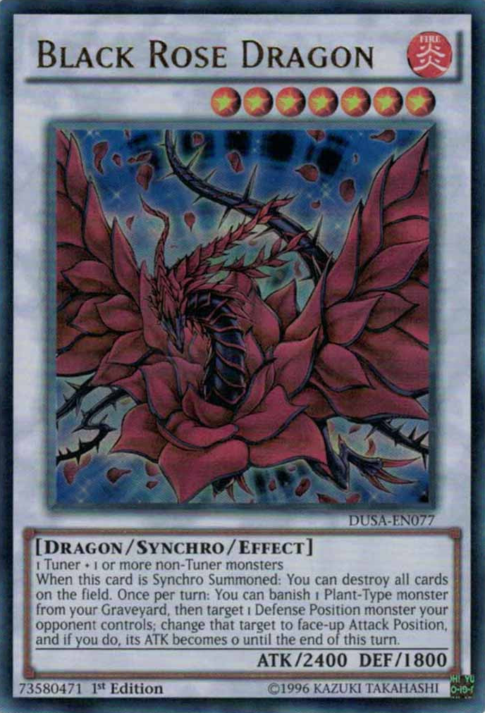 Black Rose Dragon [DUSA-EN077] Ultra Rare | Arkham Games and Comics