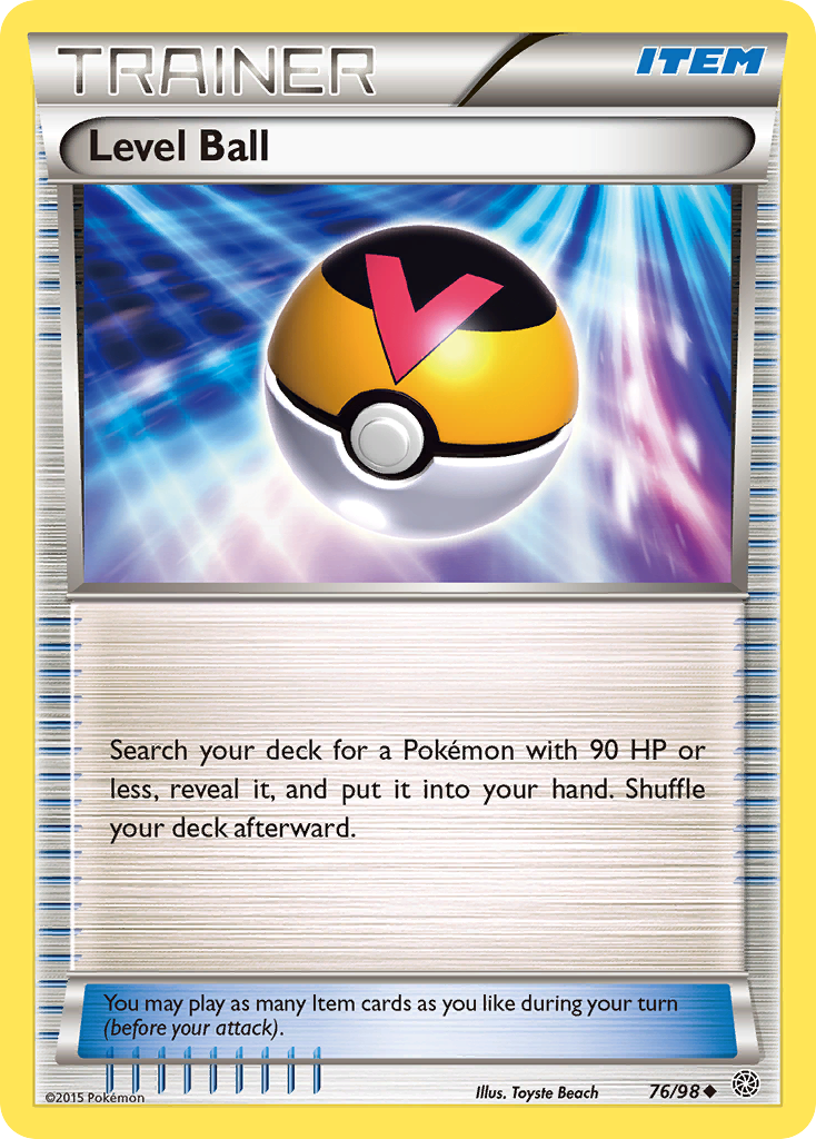 Level Ball (76/98) [XY: Ancient Origins] | Arkham Games and Comics