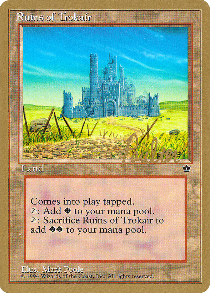 Ruins of Trokair (Preston Poulter) [Pro Tour Collector Set] | Arkham Games and Comics