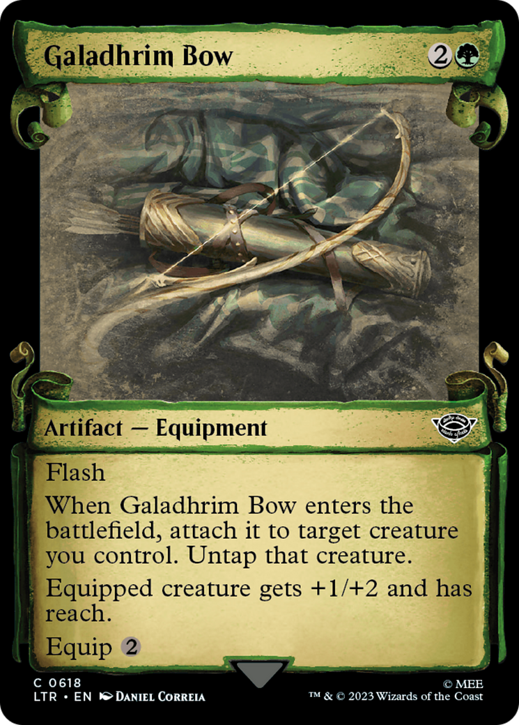 Galadhrim Bow [The Lord of the Rings: Tales of Middle-Earth Showcase Scrolls] | Arkham Games and Comics