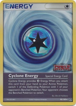 Cyclone Energy (90/108) (Stamped) [EX: Power Keepers] | Arkham Games and Comics