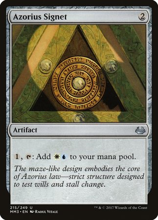 Azorius Signet [Modern Masters 2017] | Arkham Games and Comics