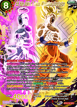 SS Son Goku & Frieza, Miraculous Conclusion (BT14-152) [Cross Spirits] | Arkham Games and Comics