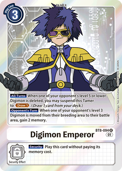 Digimon Emperor [BT8-094] [New Awakening] | Arkham Games and Comics