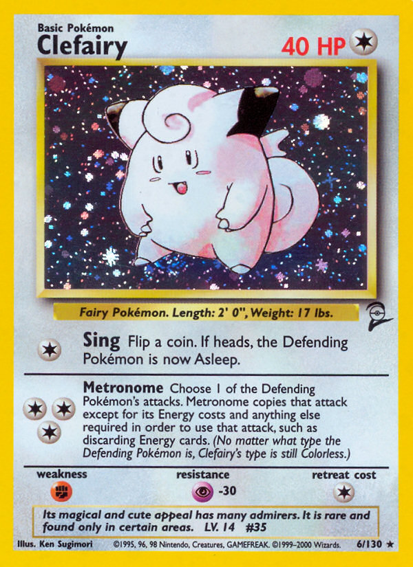 Clefairy (6/130) [Base Set 2] | Arkham Games and Comics