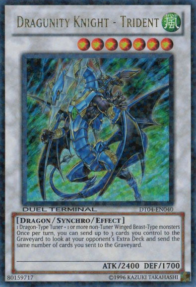 Dragunity Knight - Trident [DT04-EN040] Ultra Rare | Arkham Games and Comics