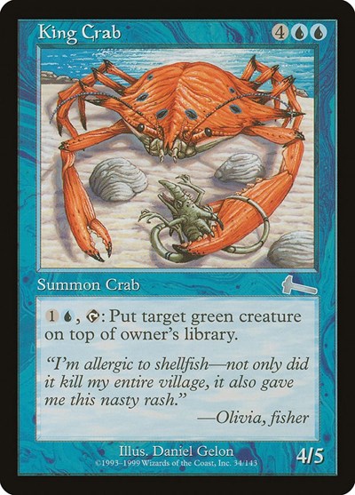 King Crab [Urza's Legacy] | Arkham Games and Comics