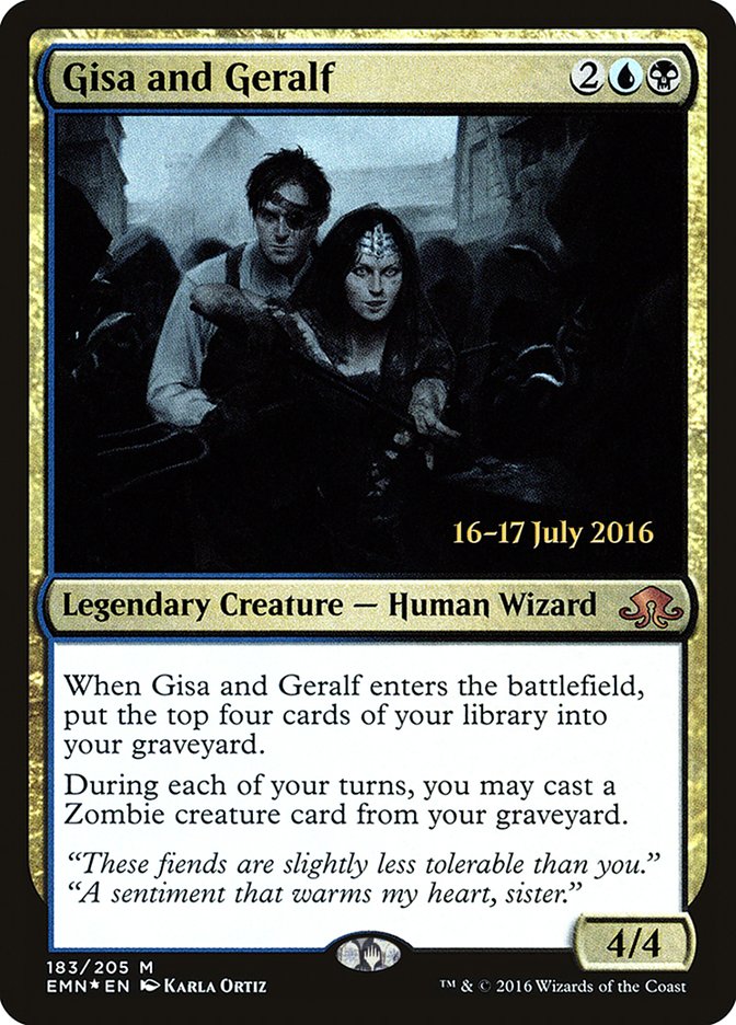 Gisa and Geralf  [Eldritch Moon Prerelease Promos] | Arkham Games and Comics