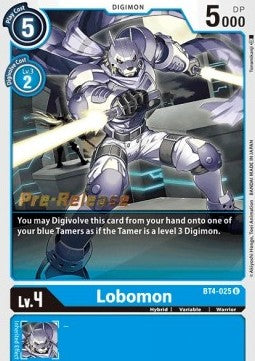 Lobomon [BT4-025] [Great Legend Pre-Release Promos] | Arkham Games and Comics