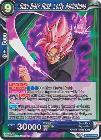 Goku Black Rose, Lofty Aspirations (BT10-050) [Rise of the Unison Warrior 2nd Edition] | Arkham Games and Comics