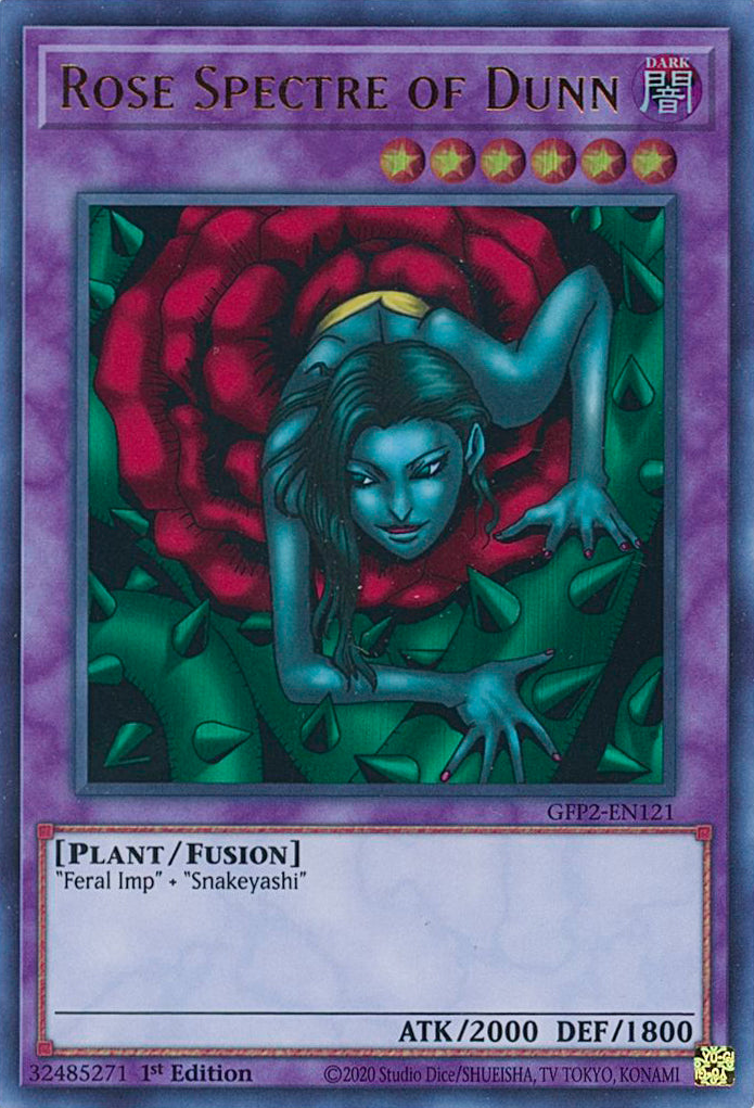 Rose Spectre of Dunn [GFP2-EN121] Ultra Rare | Arkham Games and Comics
