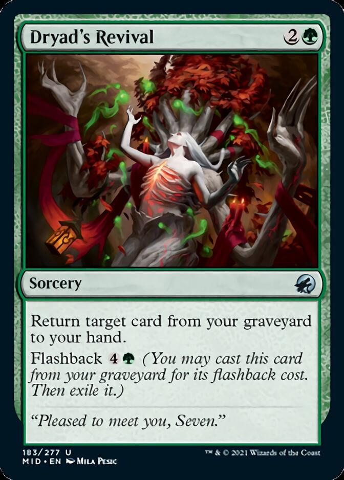 Dryad's Revival [Innistrad: Midnight Hunt] | Arkham Games and Comics