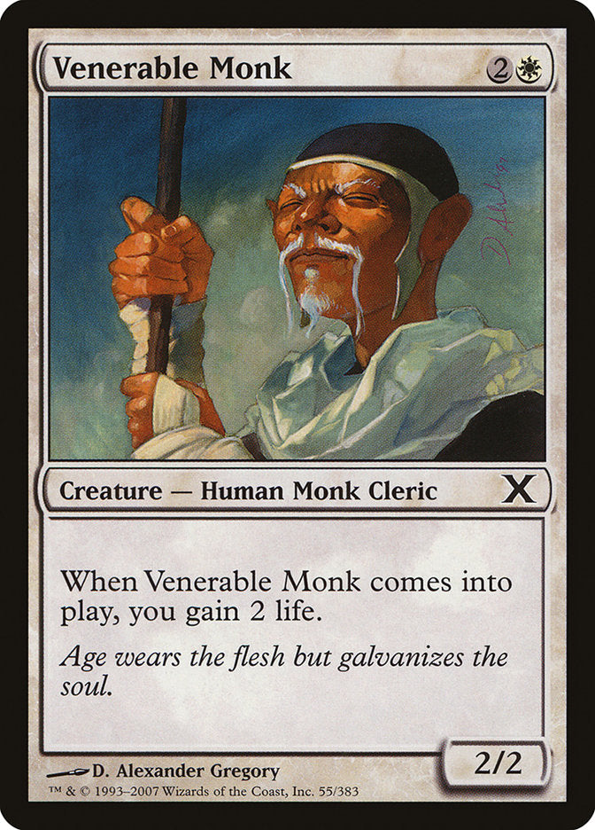 Venerable Monk [Tenth Edition] | Arkham Games and Comics