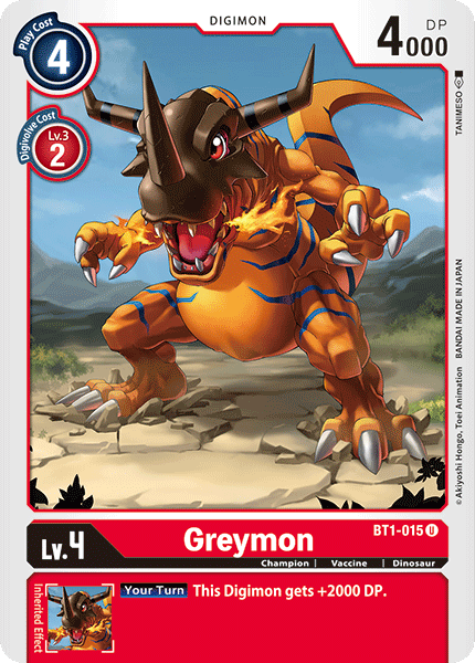 Greymon [BT1-015] [Release Special Booster Ver.1.0] | Arkham Games and Comics