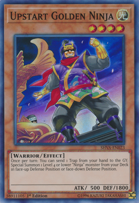 Upstart Golden Ninja [SHVA-EN023] Super Rare | Arkham Games and Comics