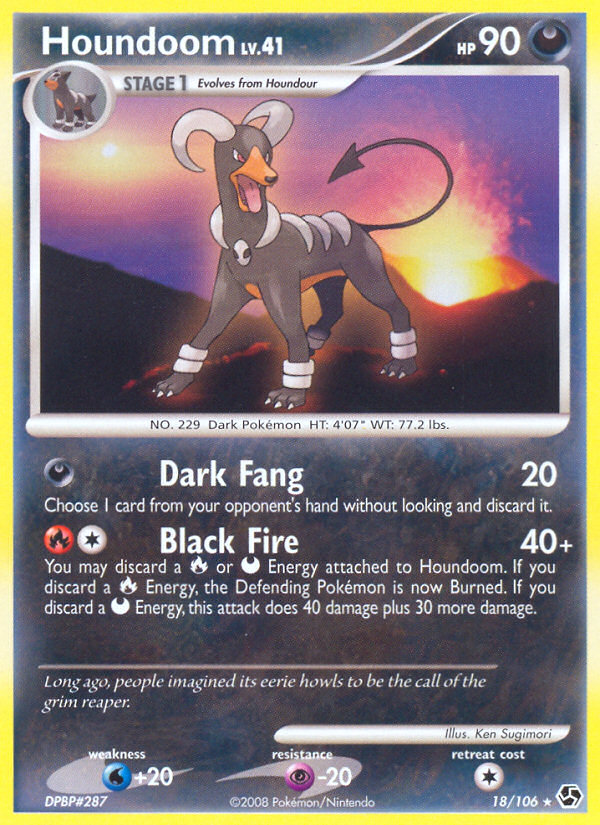 Houndoom (18/106) [Diamond & Pearl: Great Encounters] | Arkham Games and Comics