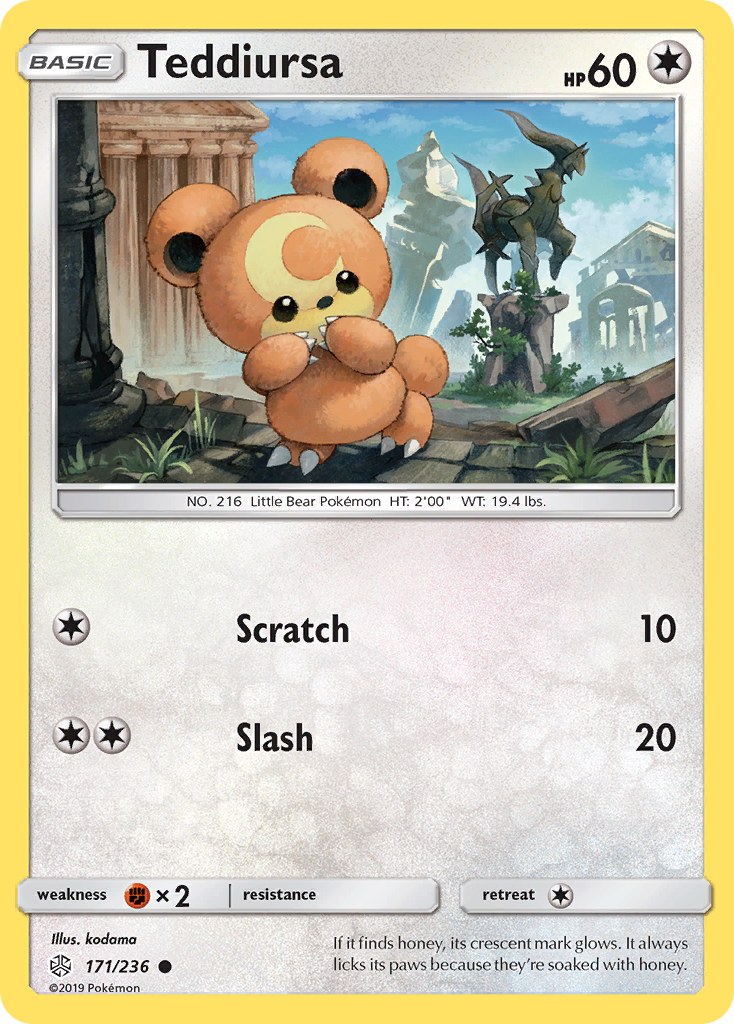 Teddiursa (171/236) [Sun & Moon: Cosmic Eclipse] | Arkham Games and Comics